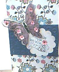 birthday card with butterfly