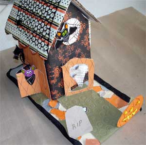halloween house craft project