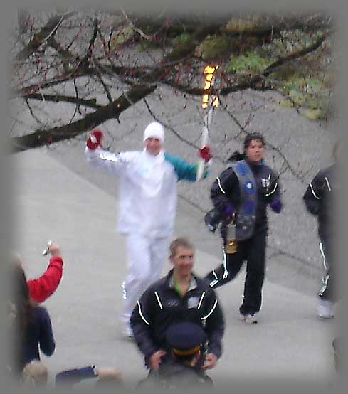 Olympic torch arrives in North Vancouver