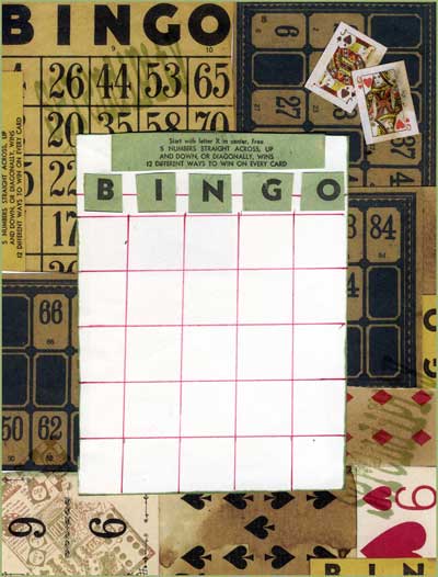 artist bingo card