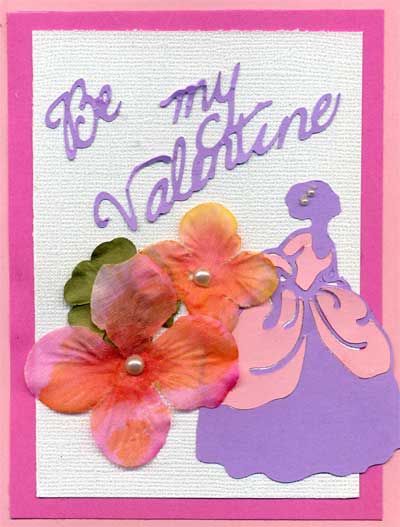 valentine card designed for Playing in Paradise Challenge #101